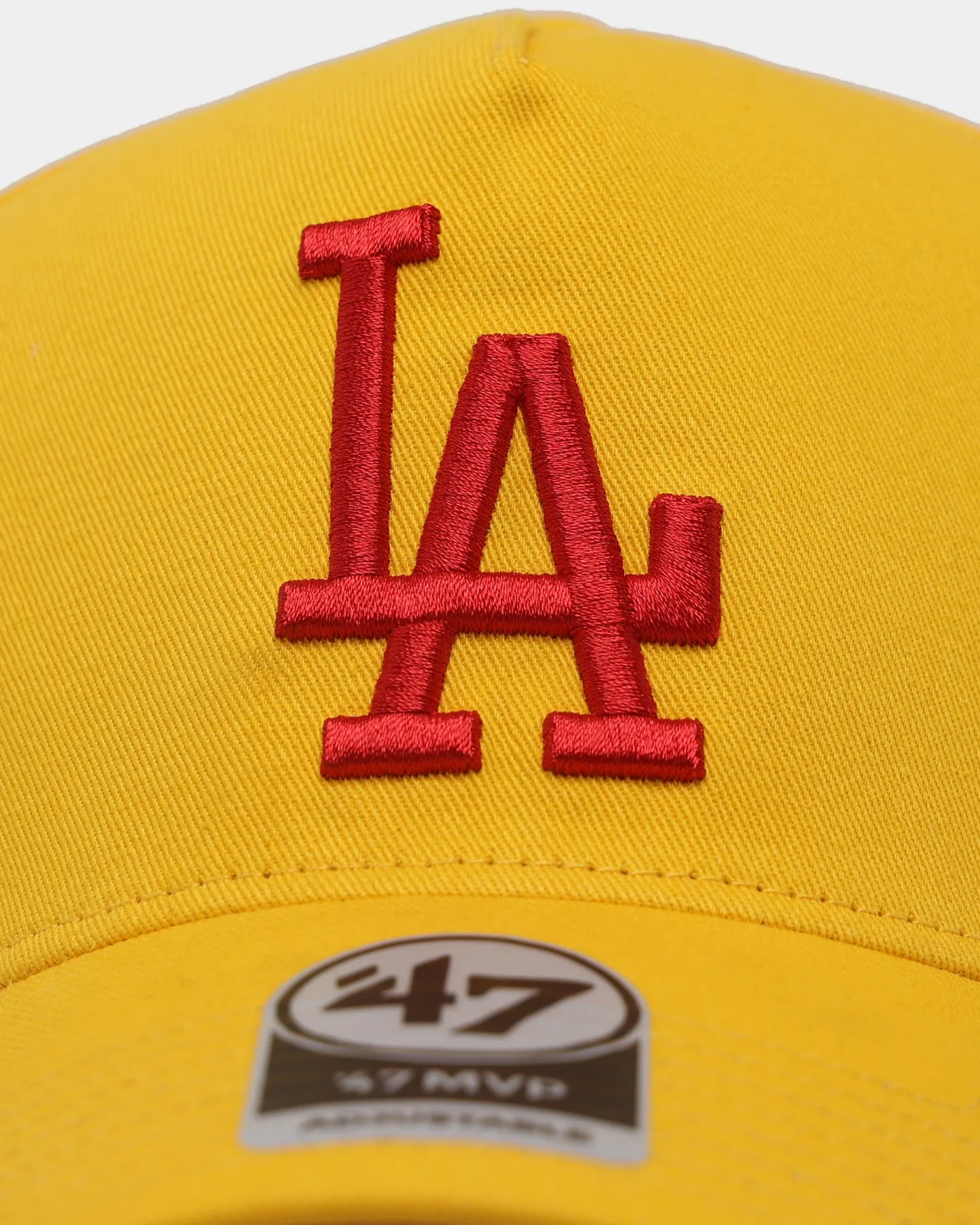 47 Brand Los Angeles Dodgers 'Mustard & Ketchup' Sure Shot MVP DT Snapback Yellow/Red