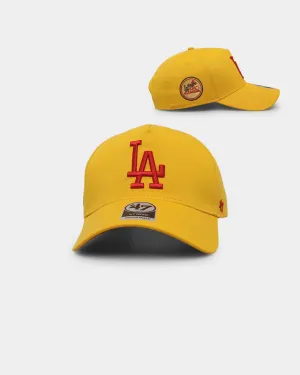 47 Brand Los Angeles Dodgers 'Mustard & Ketchup' Sure Shot MVP DT Snapback Yellow/Red