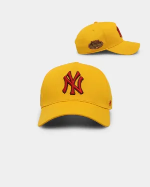 47 Brand New York Yankees 'Mustard & Ketchup' Sure Shot MVP DT Snapback Yellow/Red