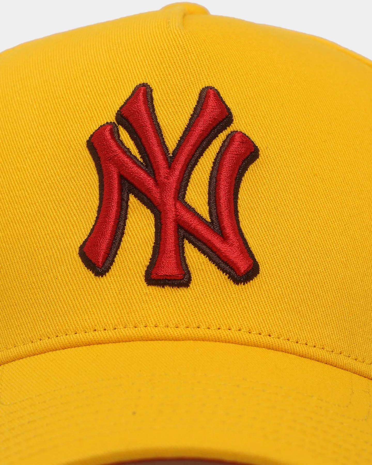 47 Brand New York Yankees 'Mustard & Ketchup' Sure Shot MVP DT Snapback Yellow/Red