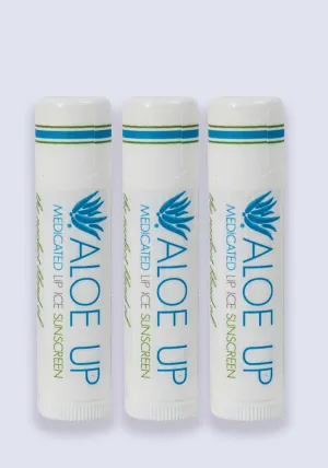 Aloe Up Lip Balm SPF 30 - Medicated 4.25g - 3 Pack Saver
