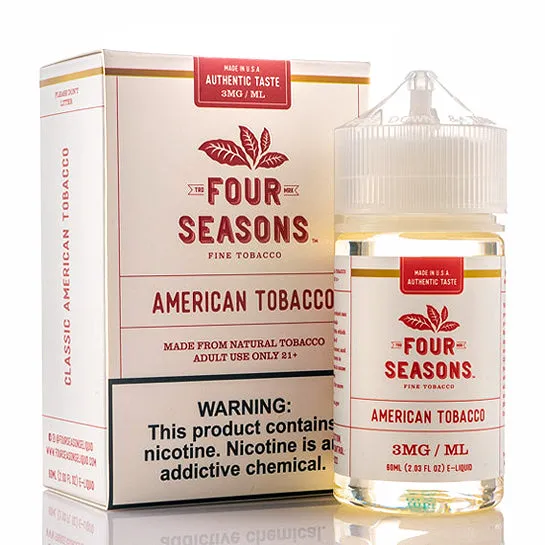 American Tobacco - Four Seasons E-Juice [Naturally-Extracted]