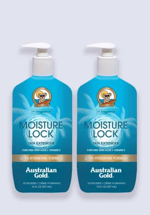 Australian Gold Moisture Lock Tan Extender 473ml - 2 Pack Saver