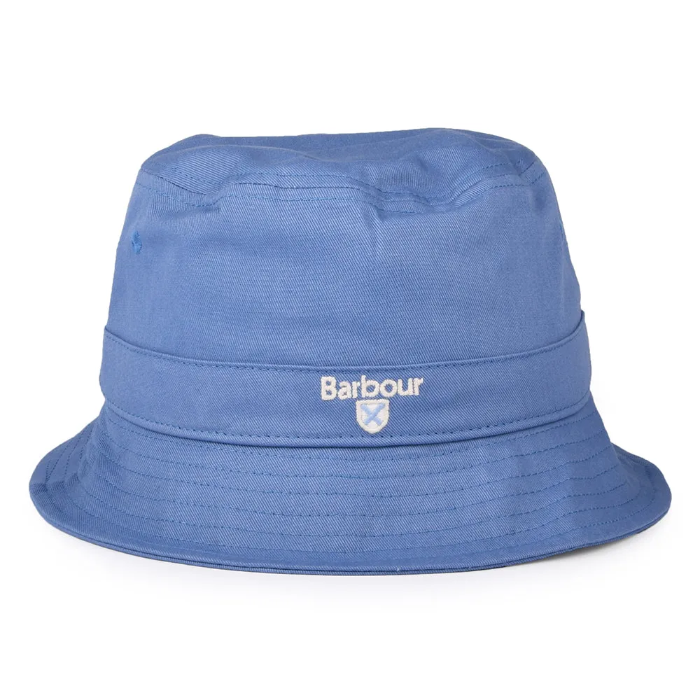 Barbour Hats Cascade Cotton Bucket Hat - Sea Blue