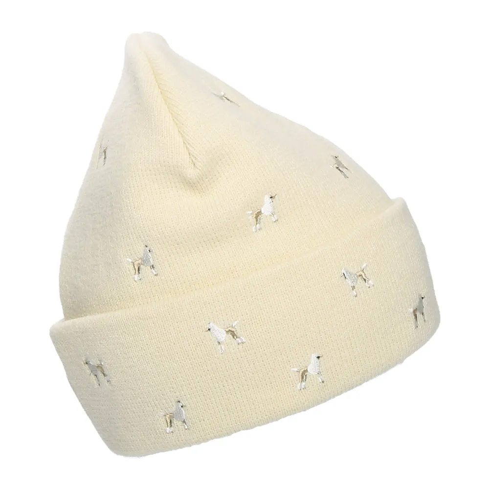 Barts Hats Vinson Poodles Cuffed Beanie Hat - Cream