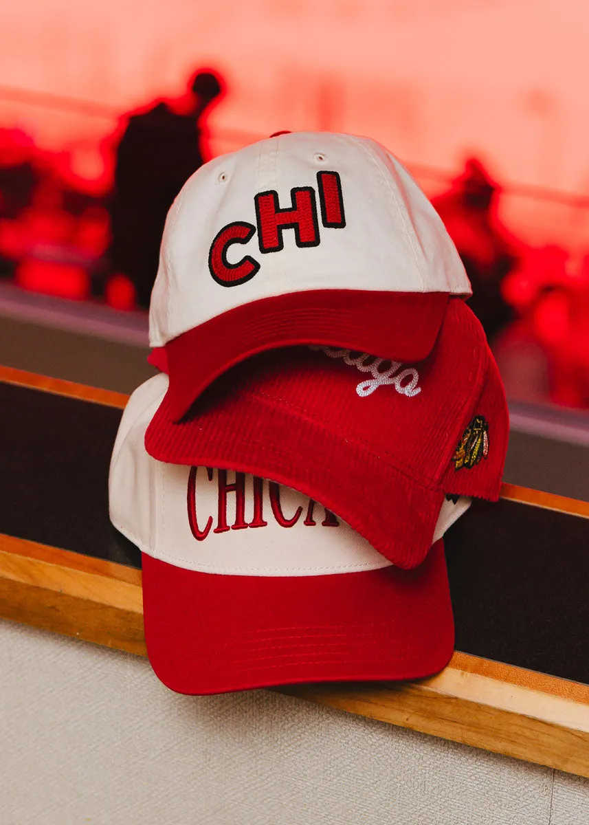 Blackhawks New Timer Chi Baseball Cap - Red