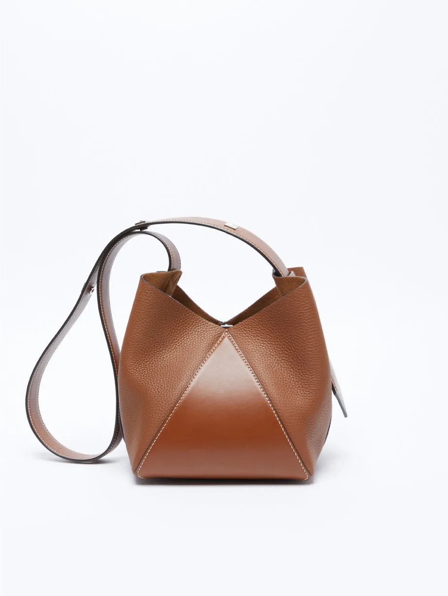 Bucket Bag Deer Print Leather