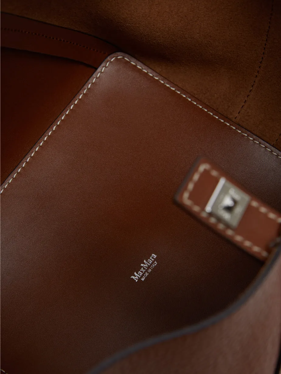 Bucket Bag Deer Print Leather