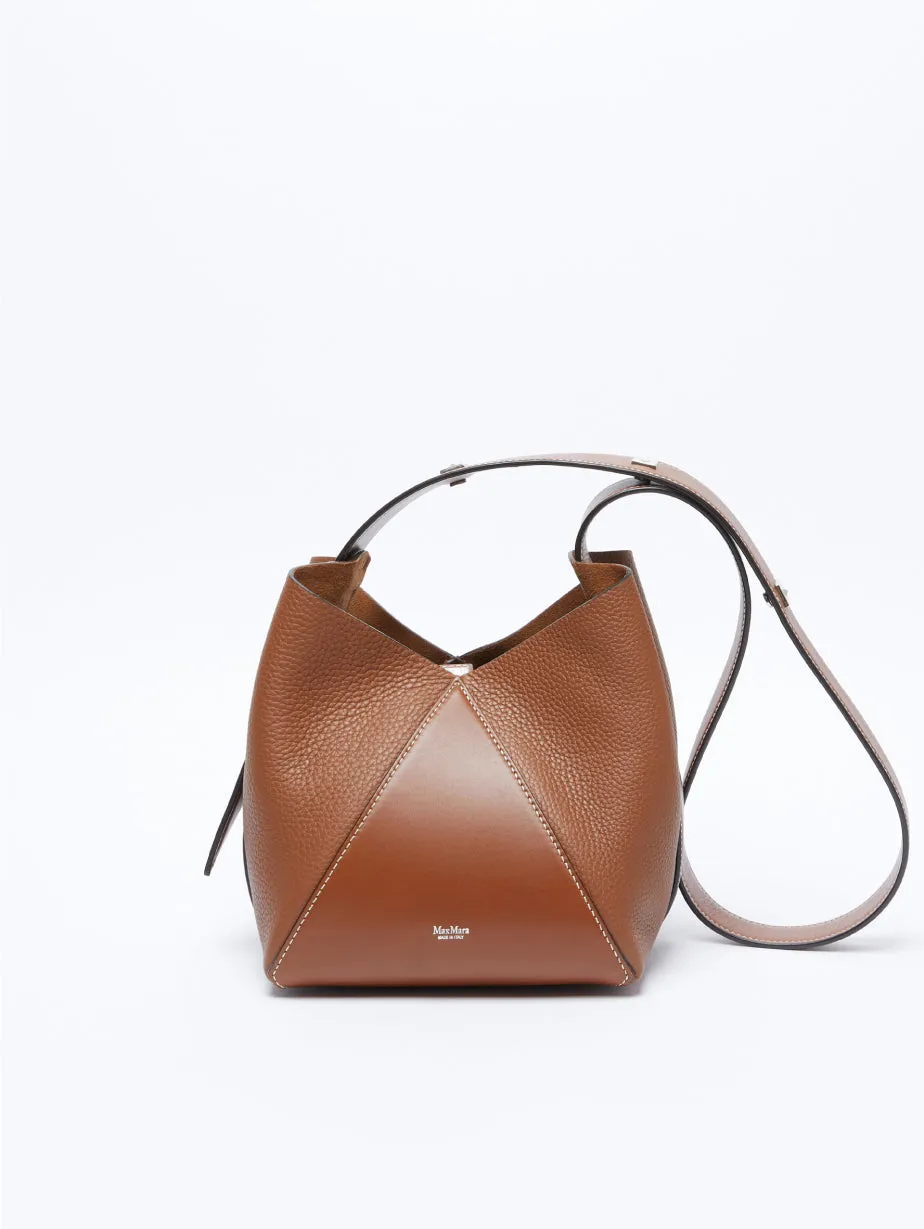 Bucket Bag Deer Print Leather