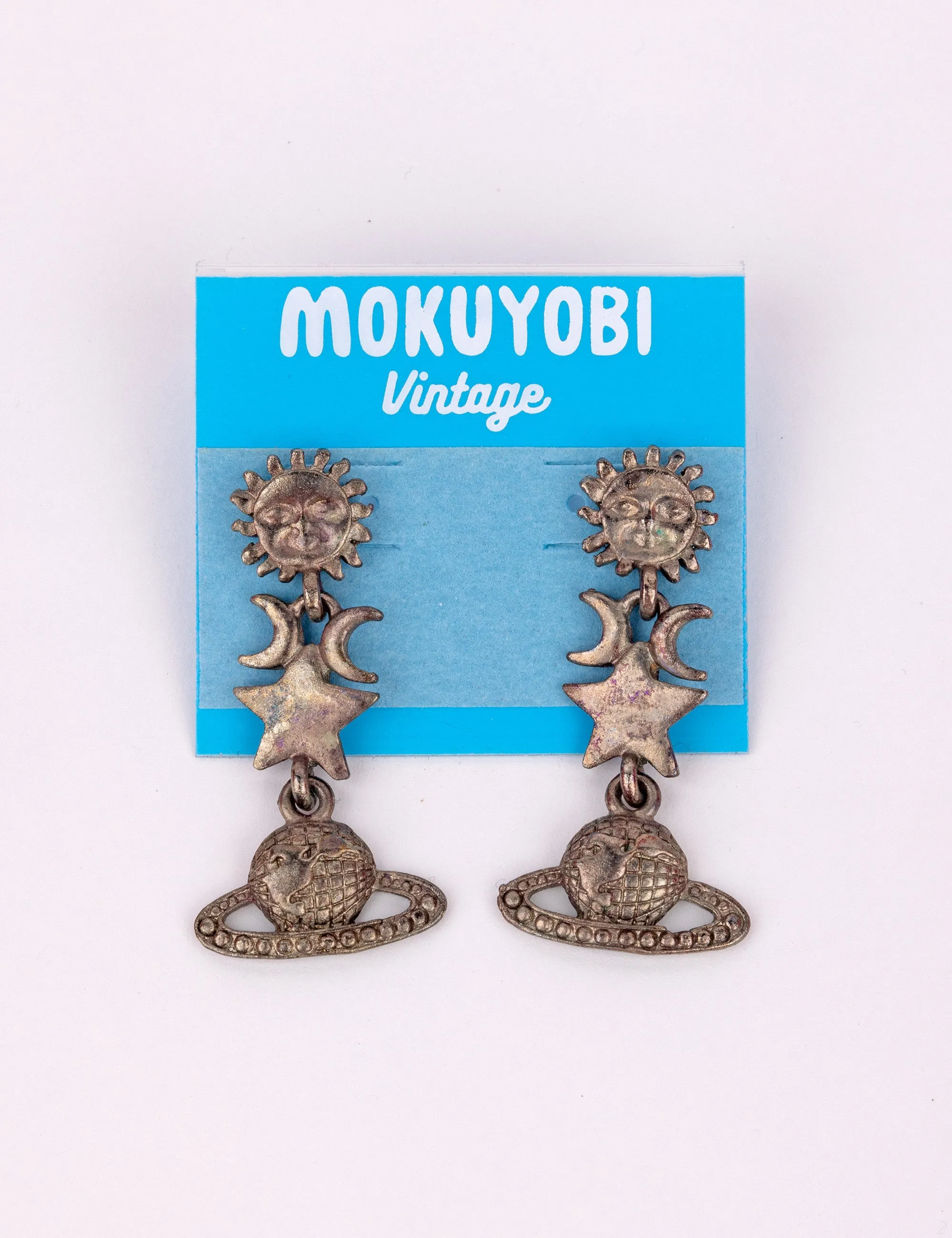 Celestial Sky Vintage Earrings