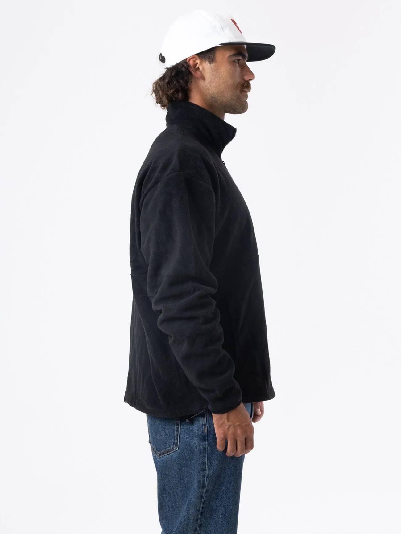 Cortex Quarter Zip Polar Fleece - Black