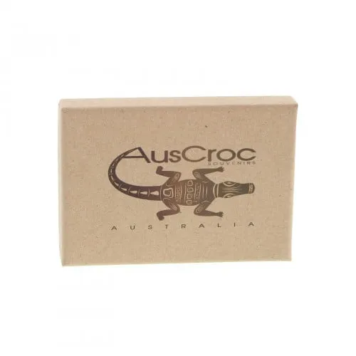 Crocodile Mens Wallet - Brown