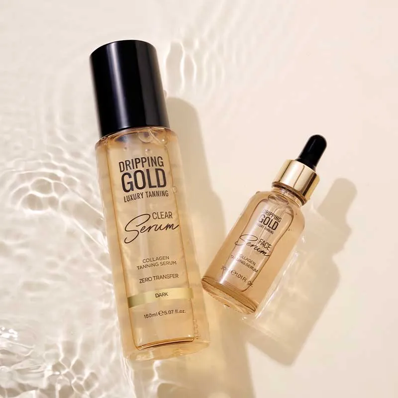 Dripping Gold Collagen Face Tanning Serum
