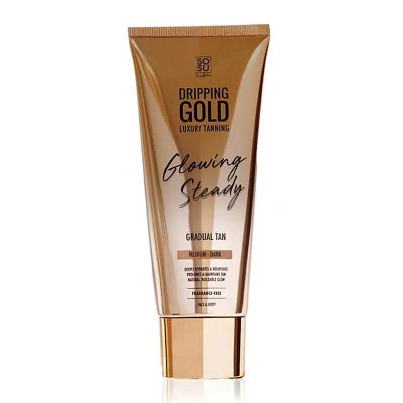 Dripping Gold Glowing Steady Gradual Tan