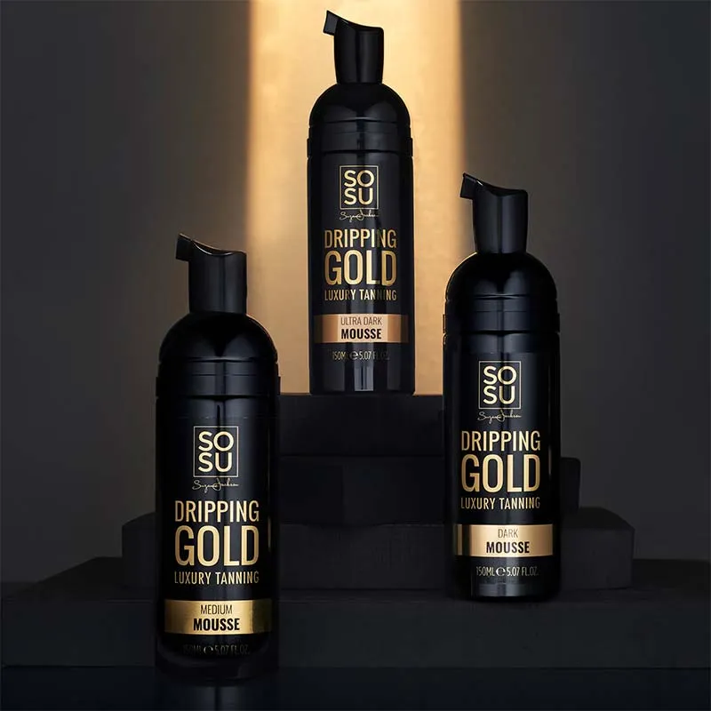 Dripping Gold Luxury Tanning Mousse - Dark