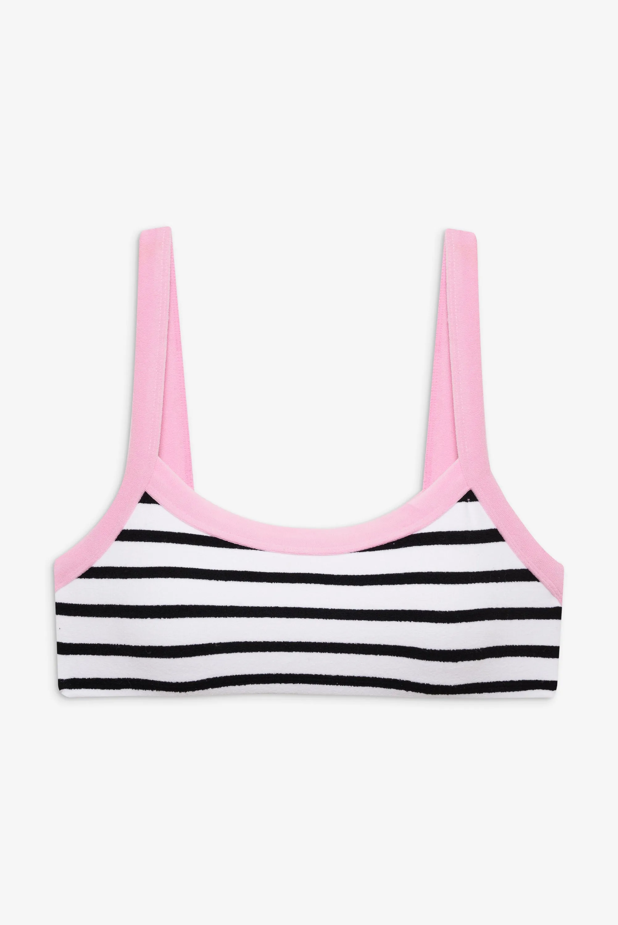 Flynn Bralette Bikini Top - Vintage Stripe