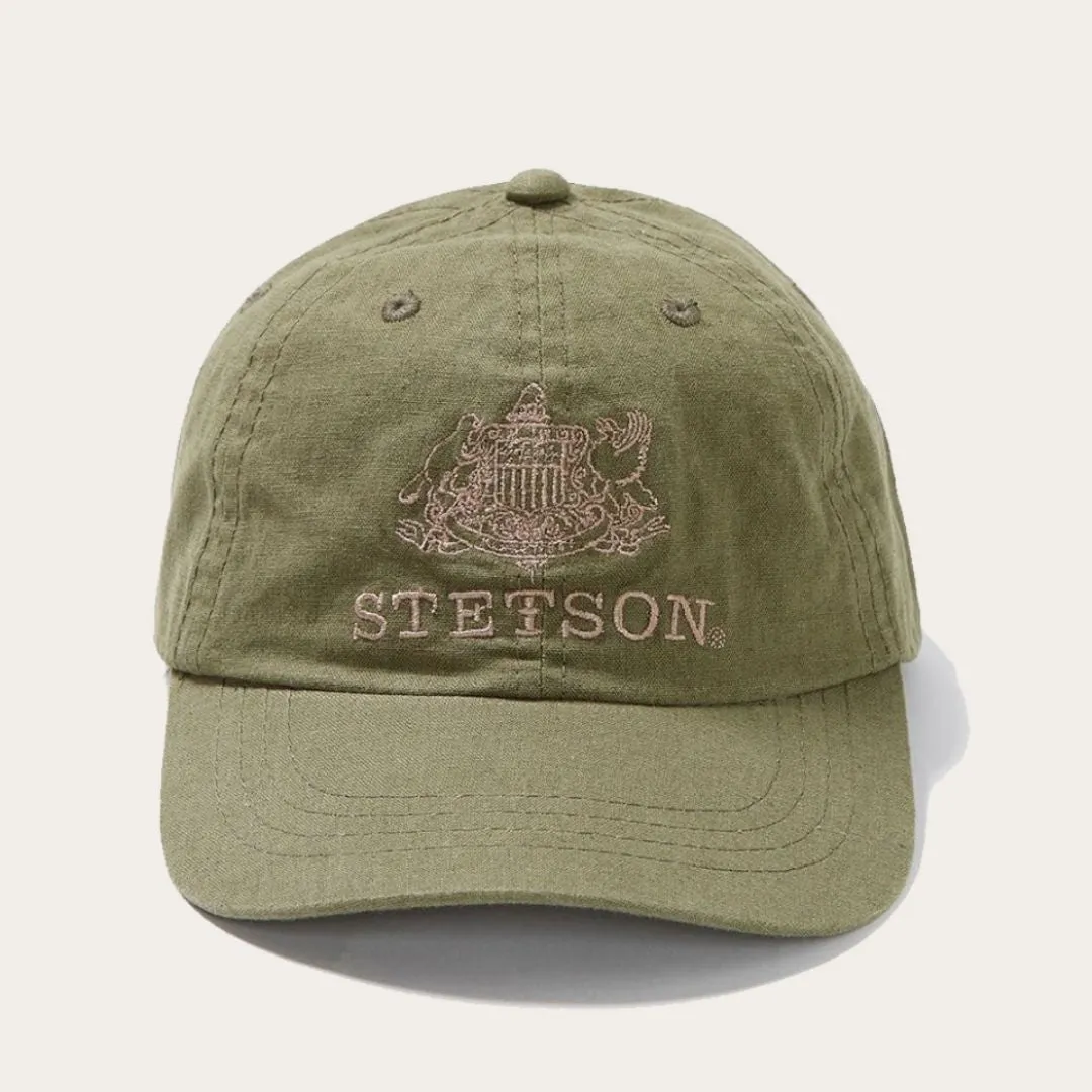LINEN BALL CAP