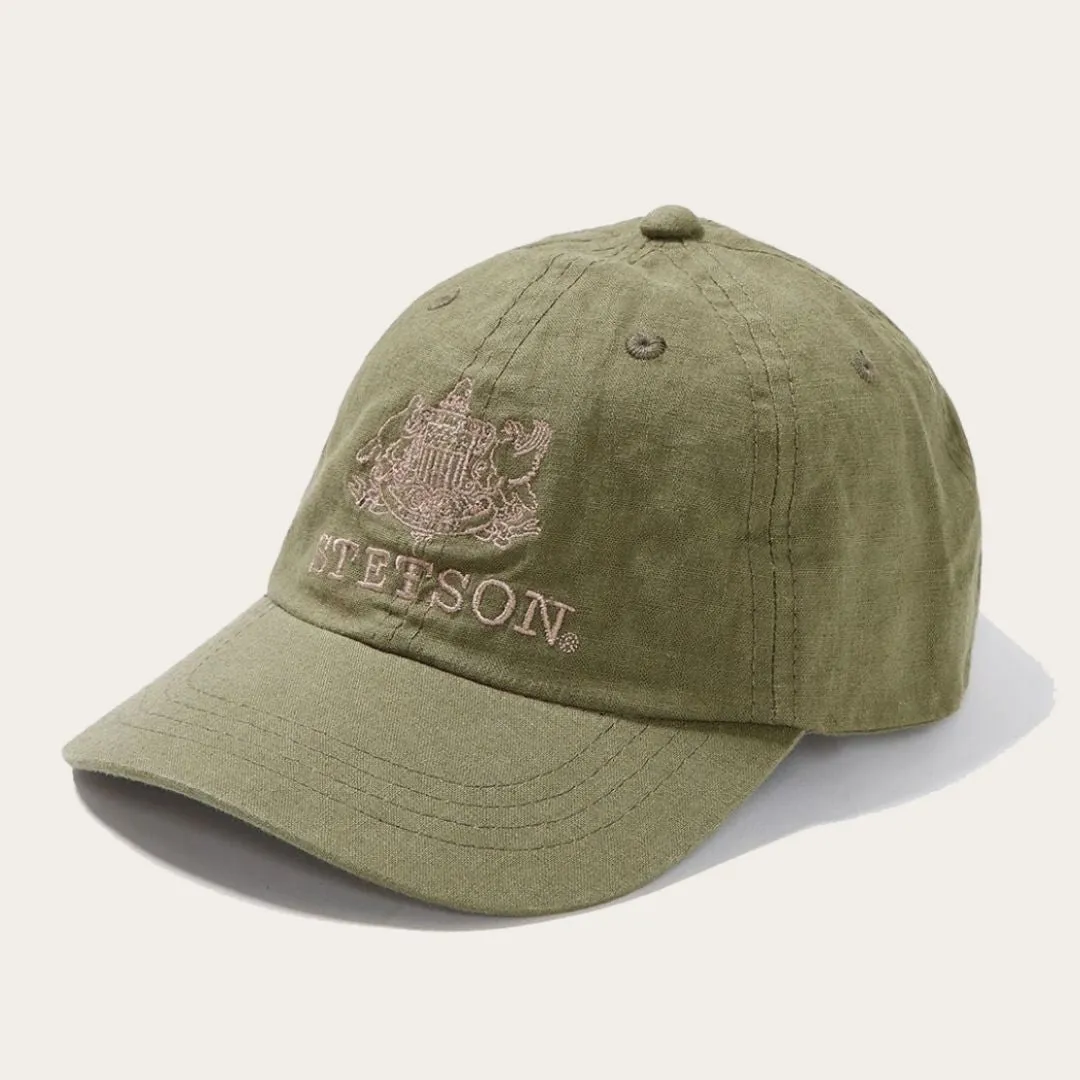 LINEN BALL CAP