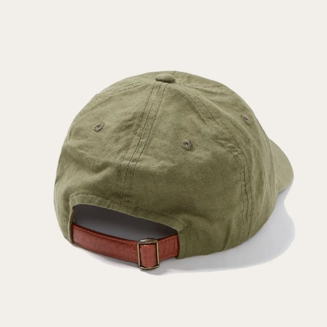 LINEN BALL CAP