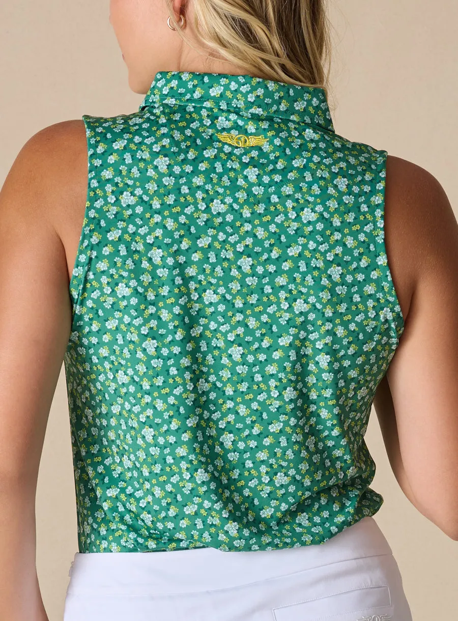 Magnolia Sleeveless Polo
