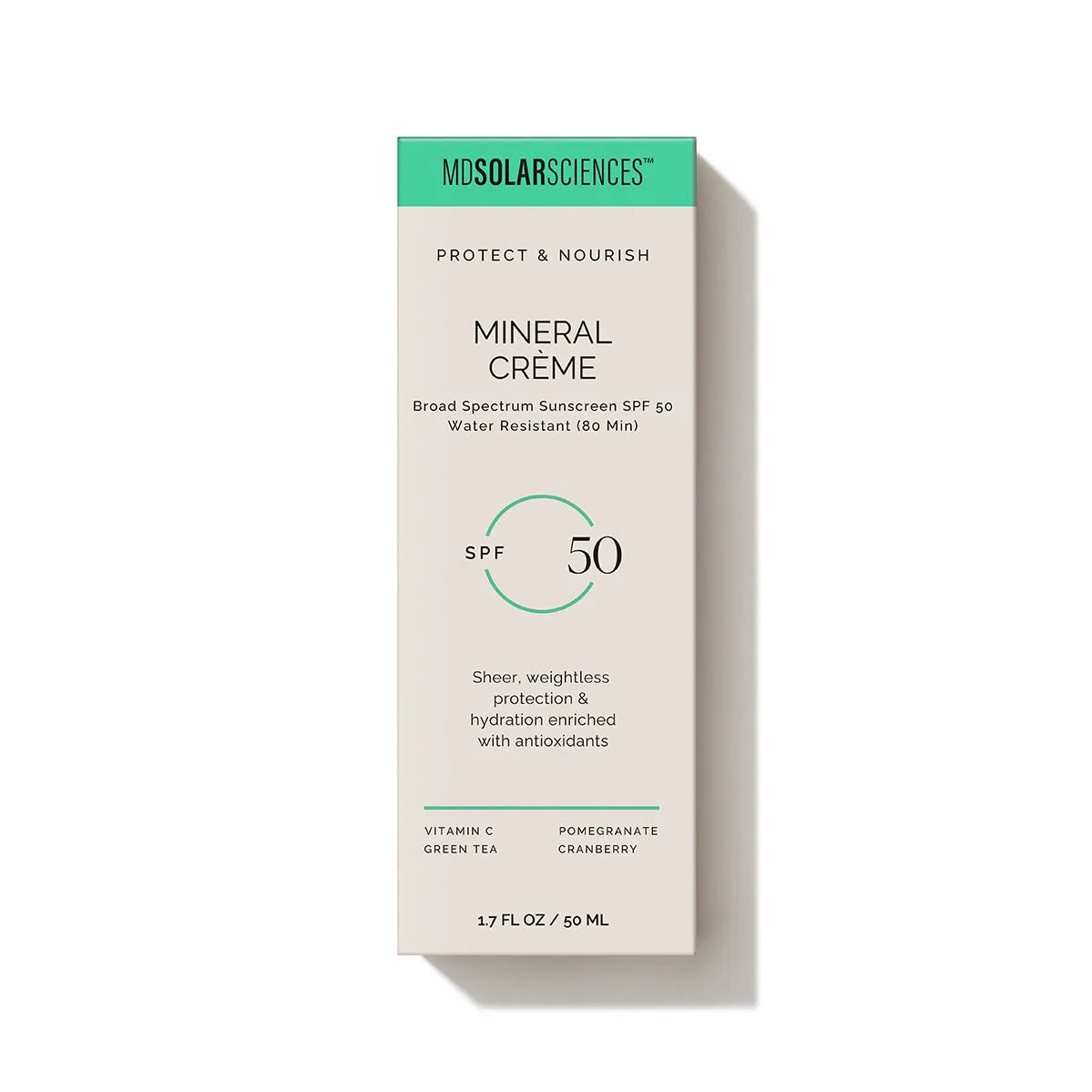 MDSolarSciences Mineral Creme - Face & Body Sunscreen - SPF 50 