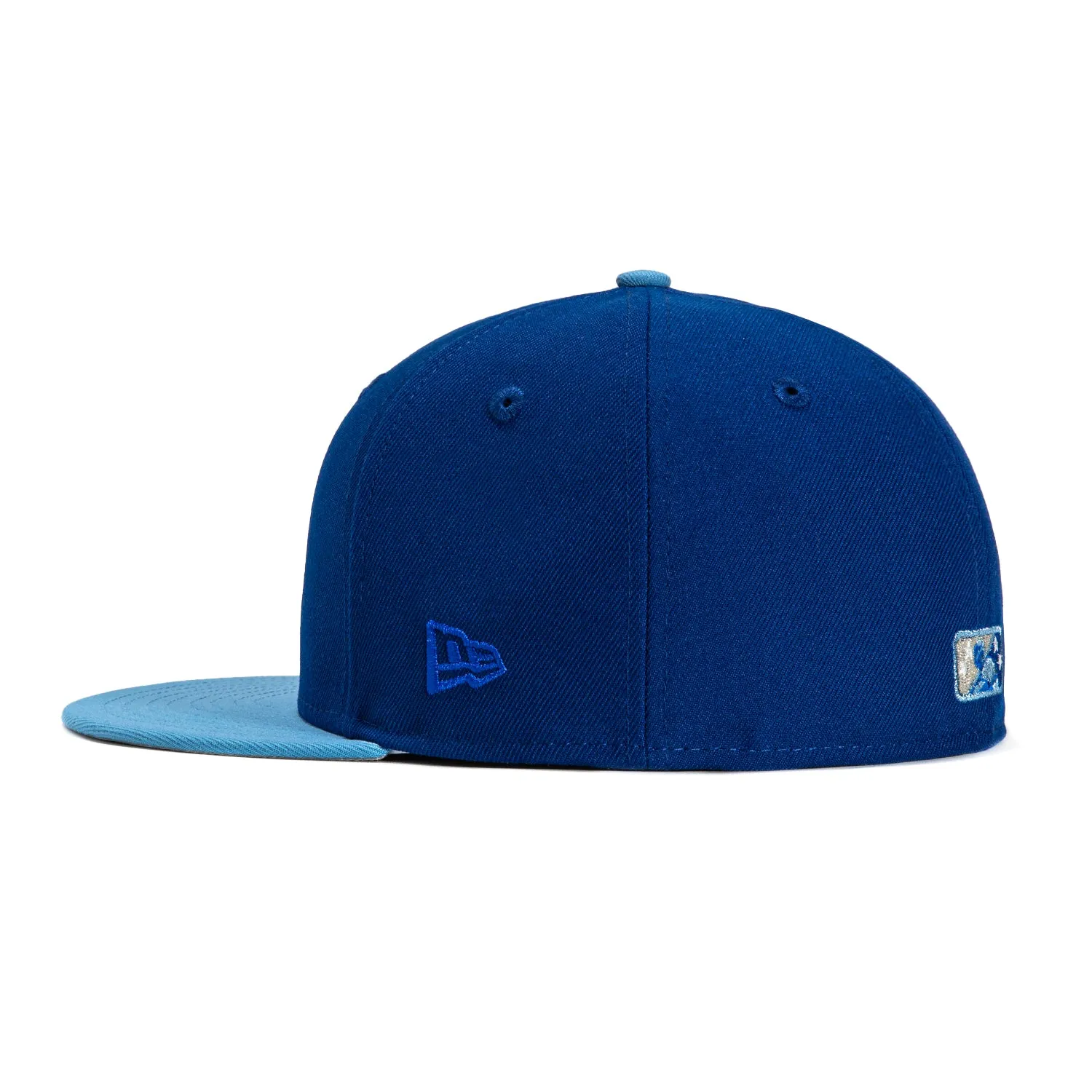 New Era 59Fifty 12 Days of Hatmas Shreveport Swamp Dragons Hat - Royal. Light Blue