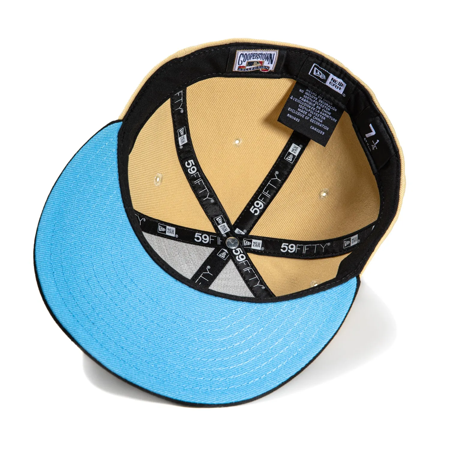 New Era 59Fifty Baltimore Orioles Memorial Stadium Patch Script Hat - Tan. Black