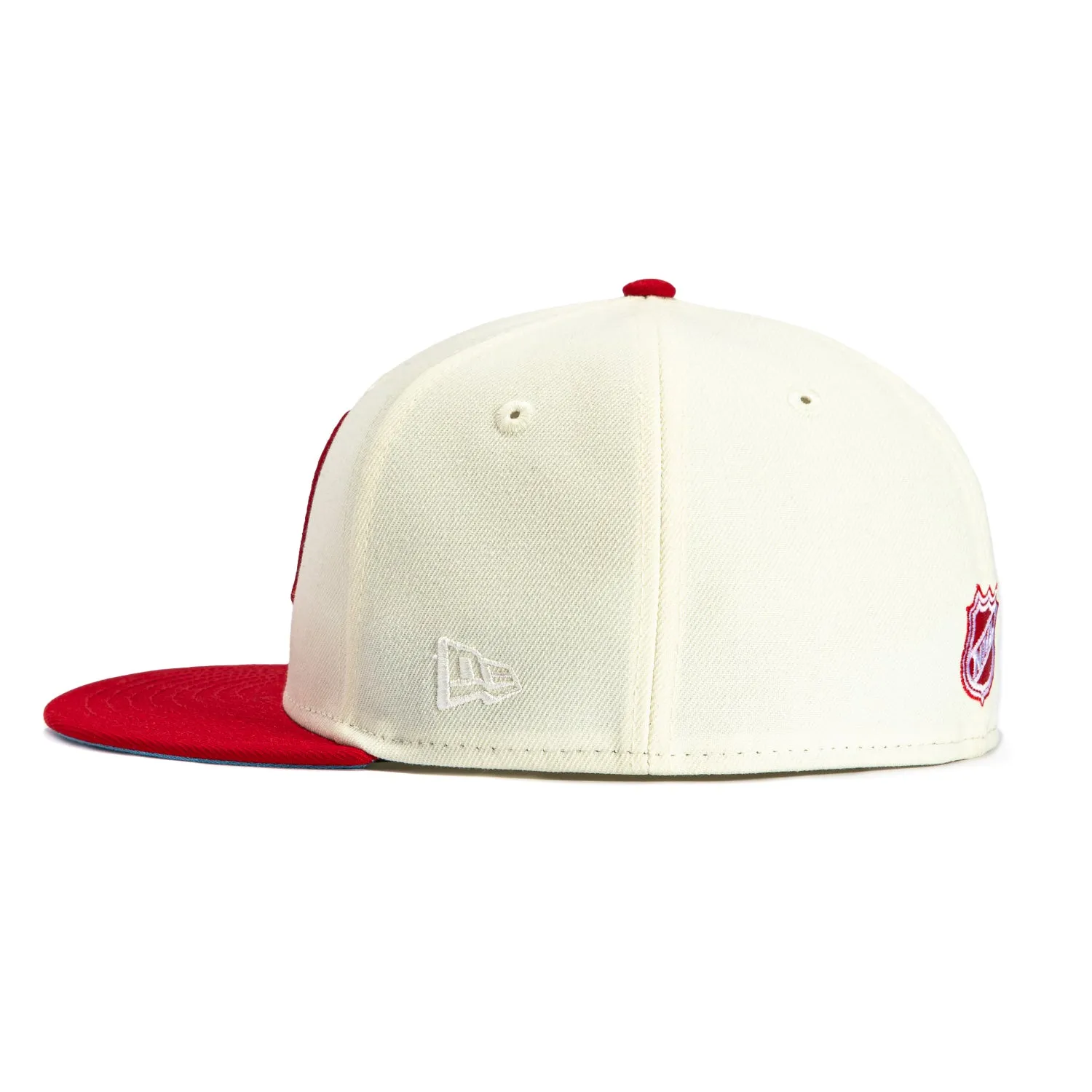 New Era 59Fifty Detroit Red Wings 2014 Winter Classic Patch D Hat - White. Red