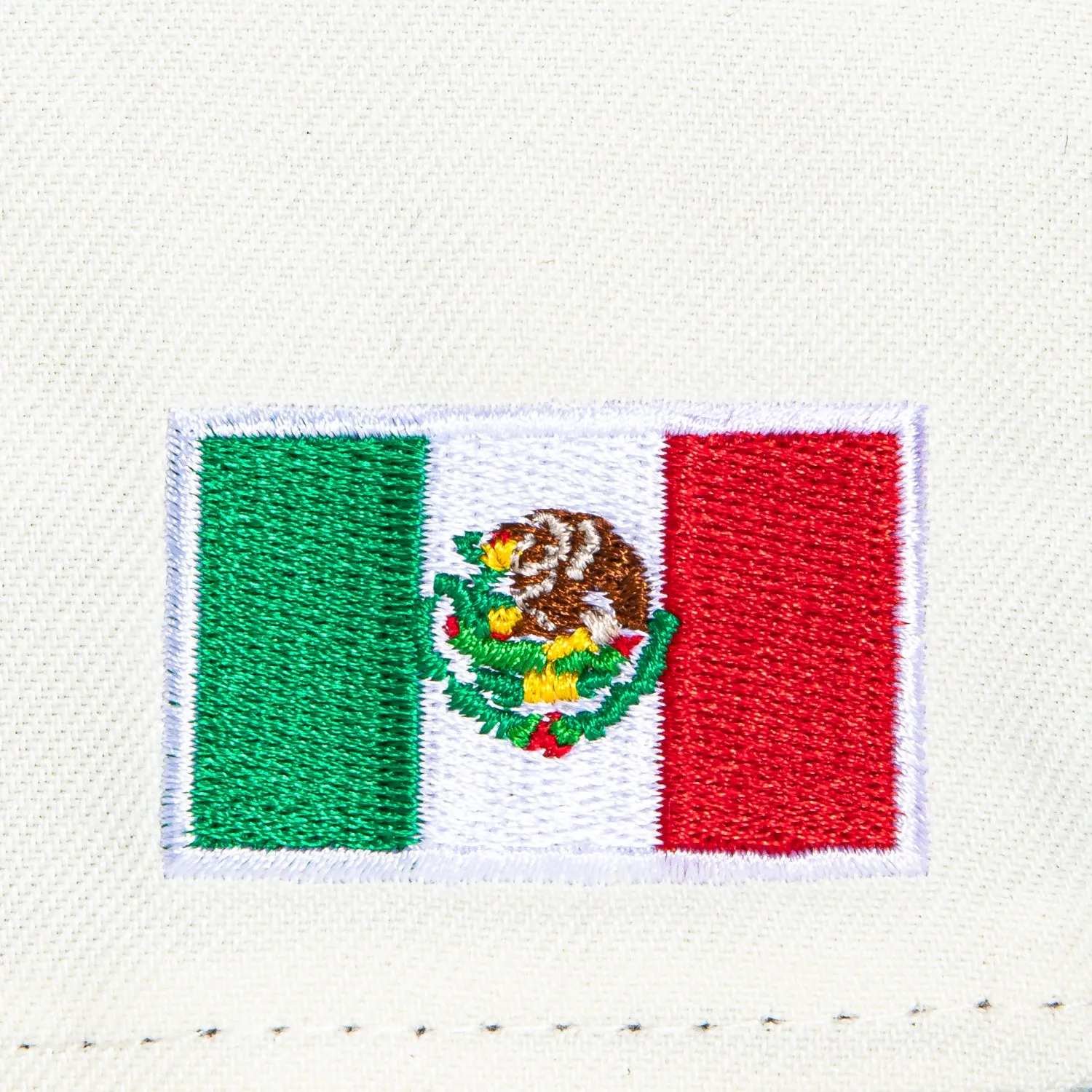 New Era 59Fifty Mexico World Baseball Classic Mexico Flag Patch Hat - White. Green