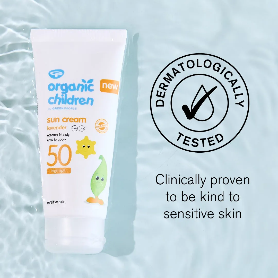 Organic Children Lavender Sun Cream SPF50 100ml