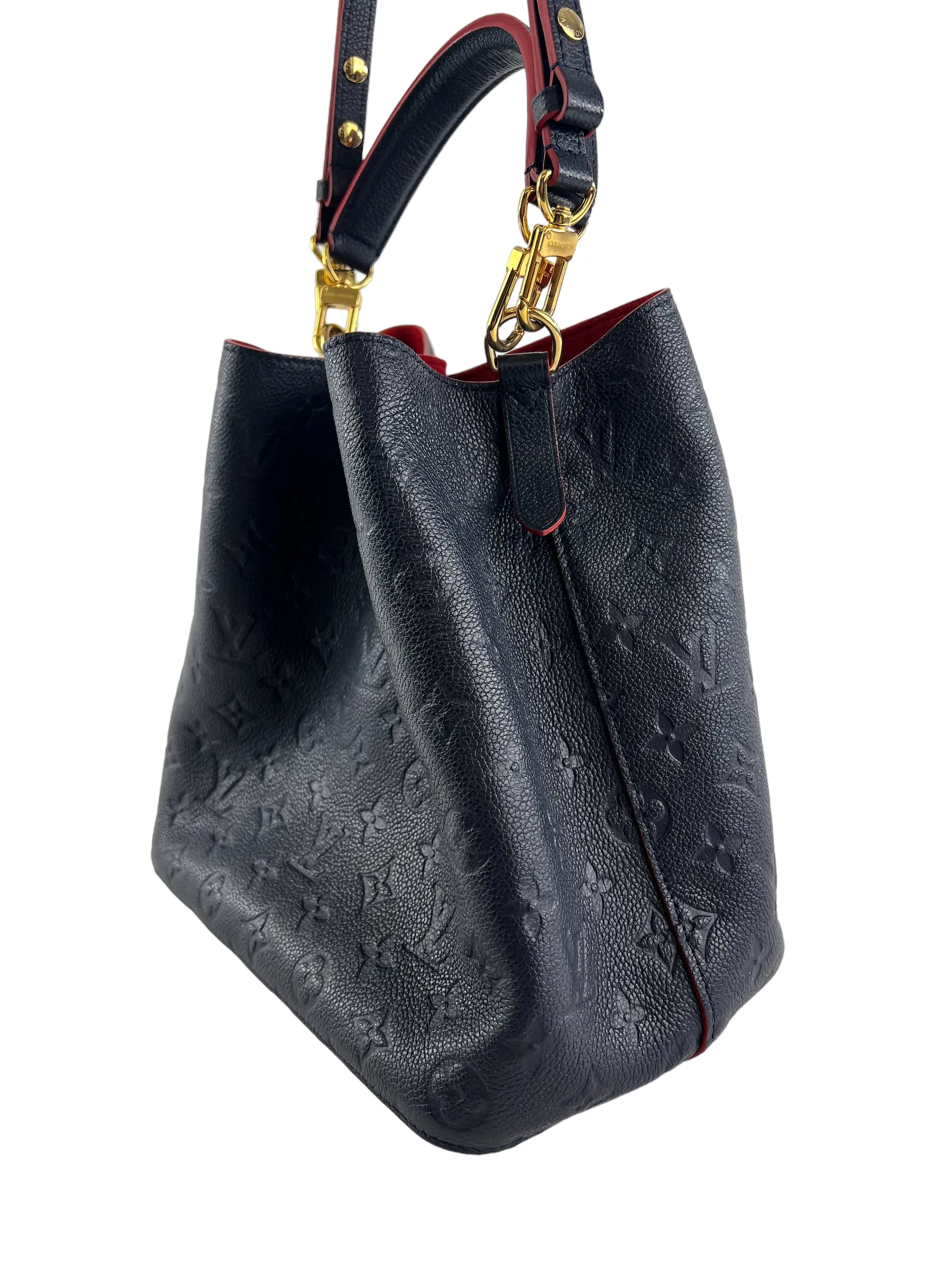 PART PAYMENT ONLY - Louis Vuitton Navy Empriente Leather Neo Noe  Bucket Bag
