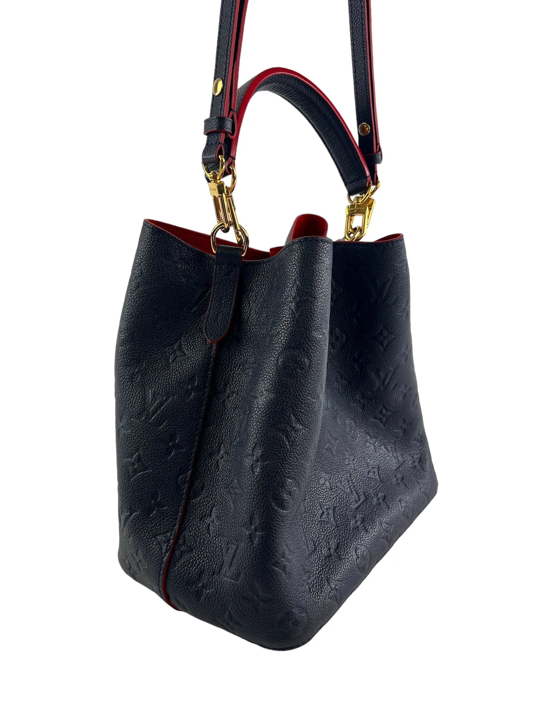 PART PAYMENT ONLY - Louis Vuitton Navy Empriente Leather Neo Noe  Bucket Bag