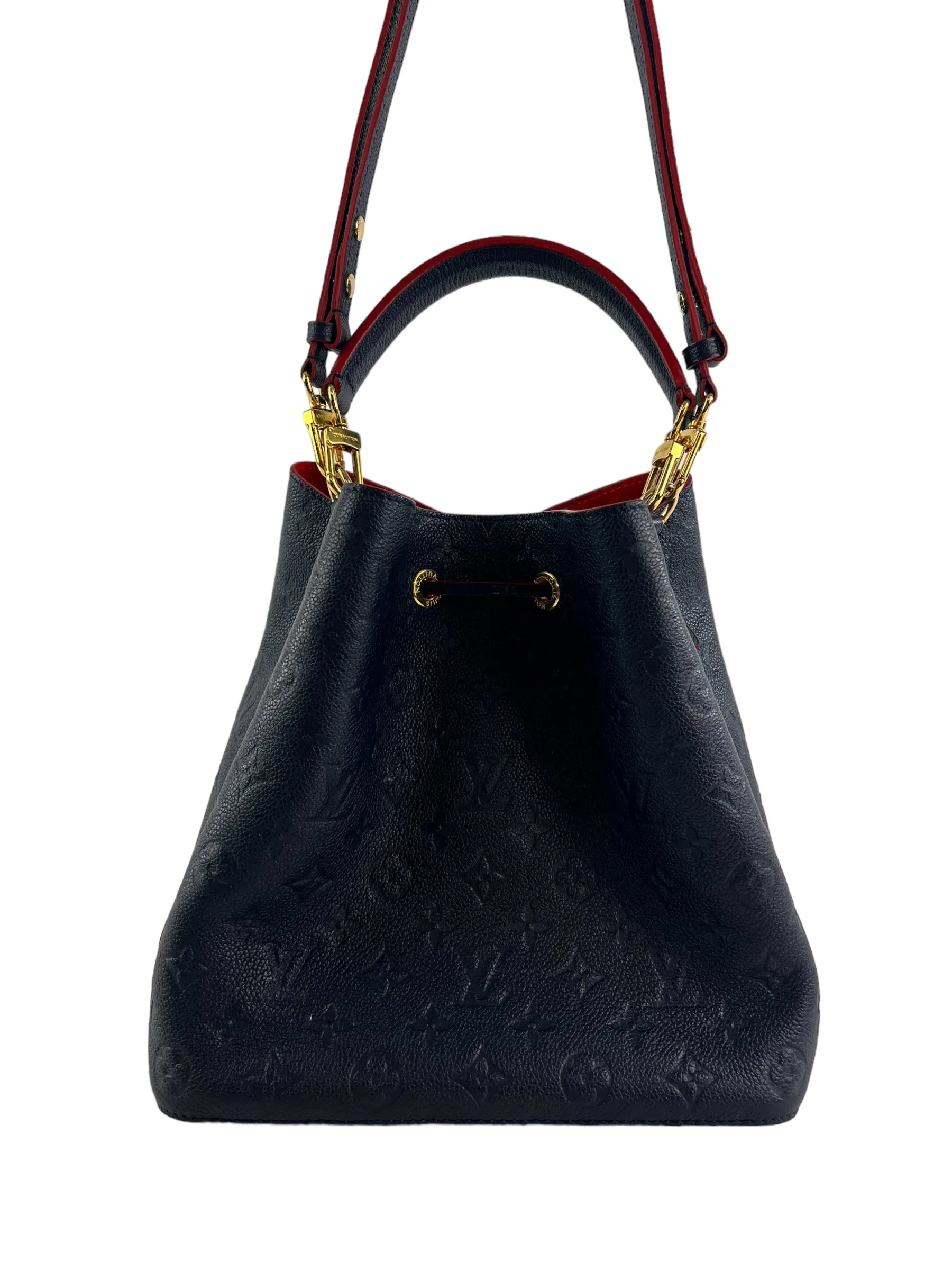 PART PAYMENT ONLY - Louis Vuitton Navy Empriente Leather Neo Noe  Bucket Bag
