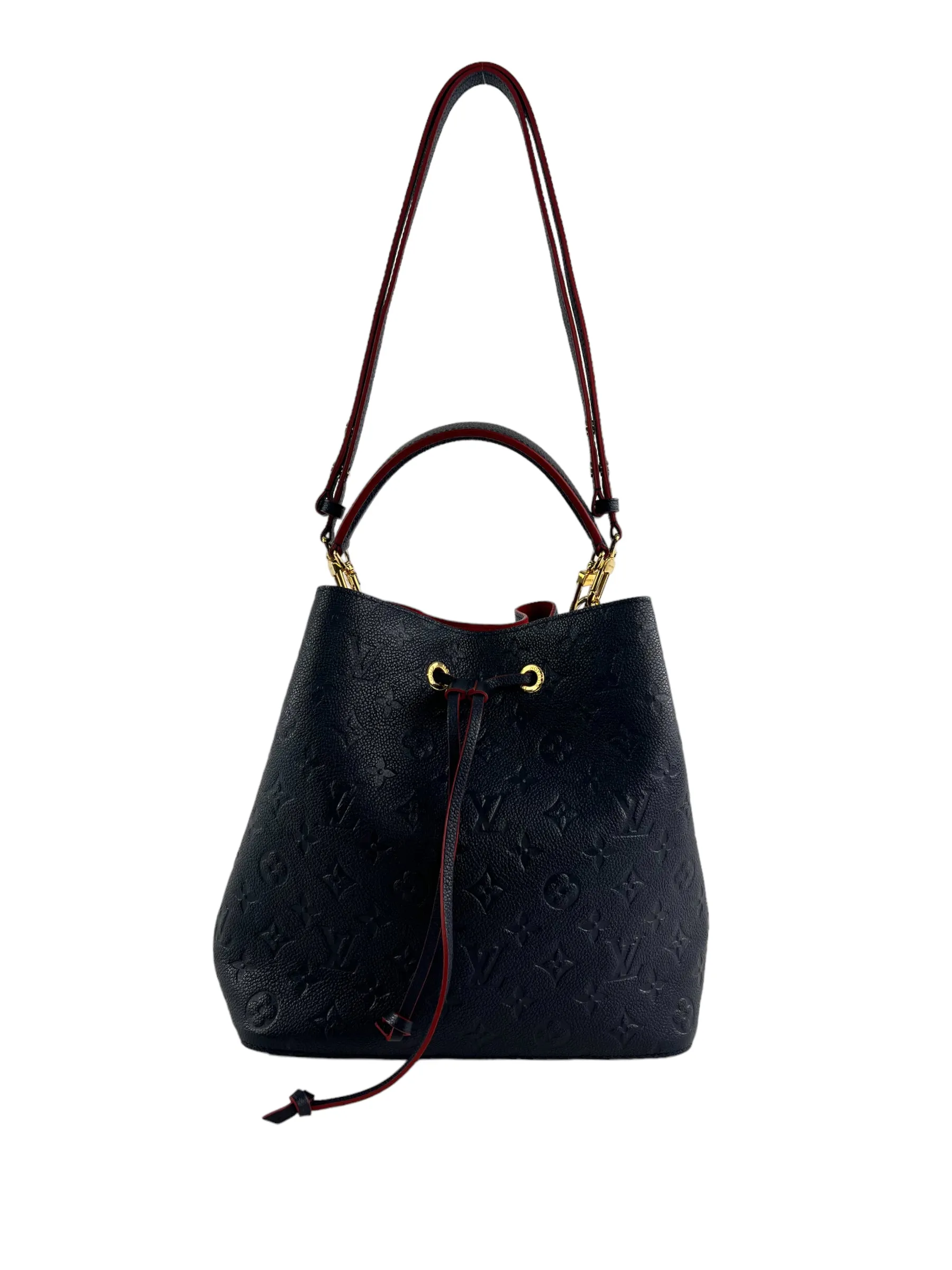 PART PAYMENT ONLY - Louis Vuitton Navy Empriente Leather Neo Noe  Bucket Bag