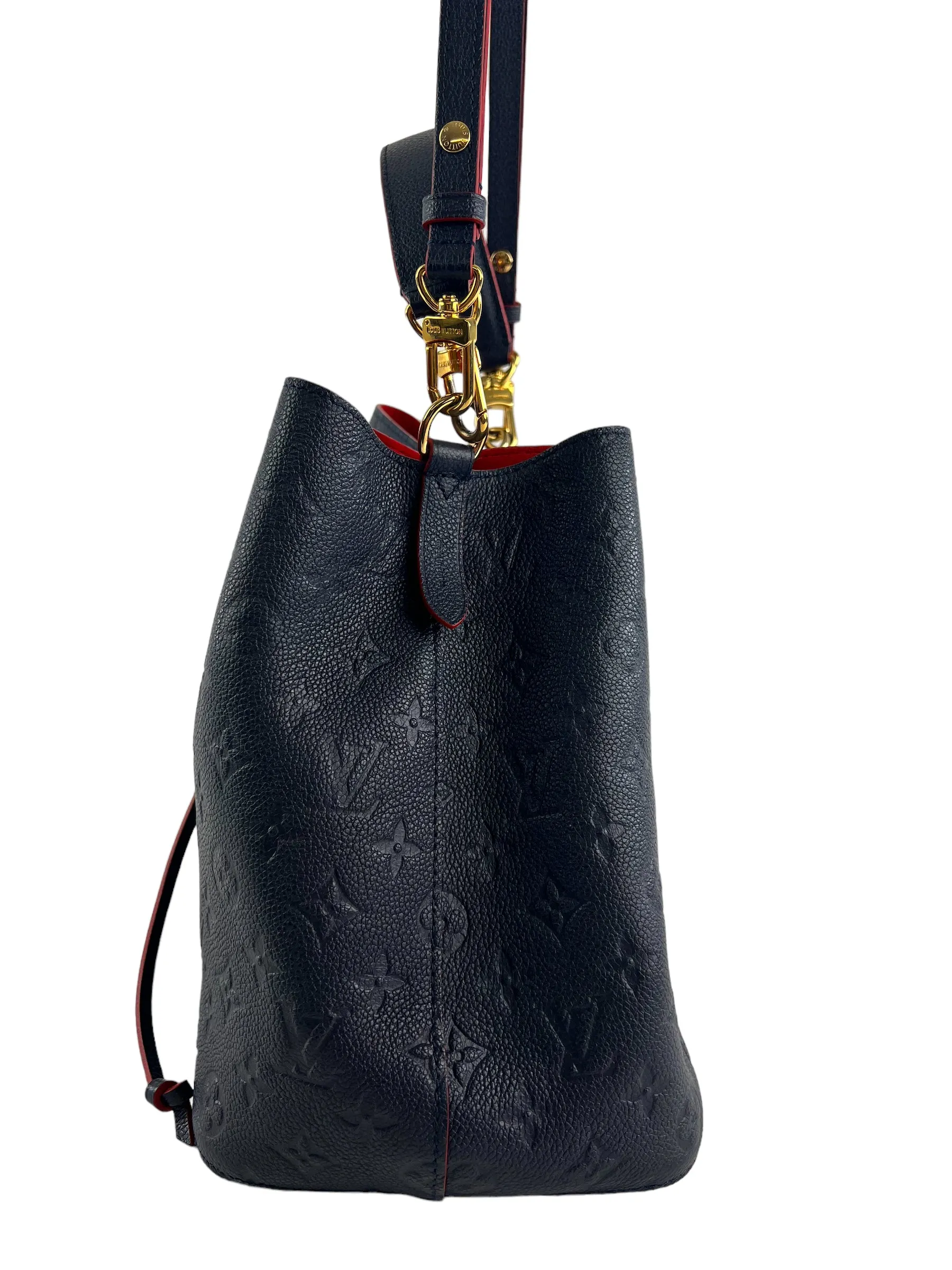 PART PAYMENT ONLY - Louis Vuitton Navy Empriente Leather Neo Noe  Bucket Bag