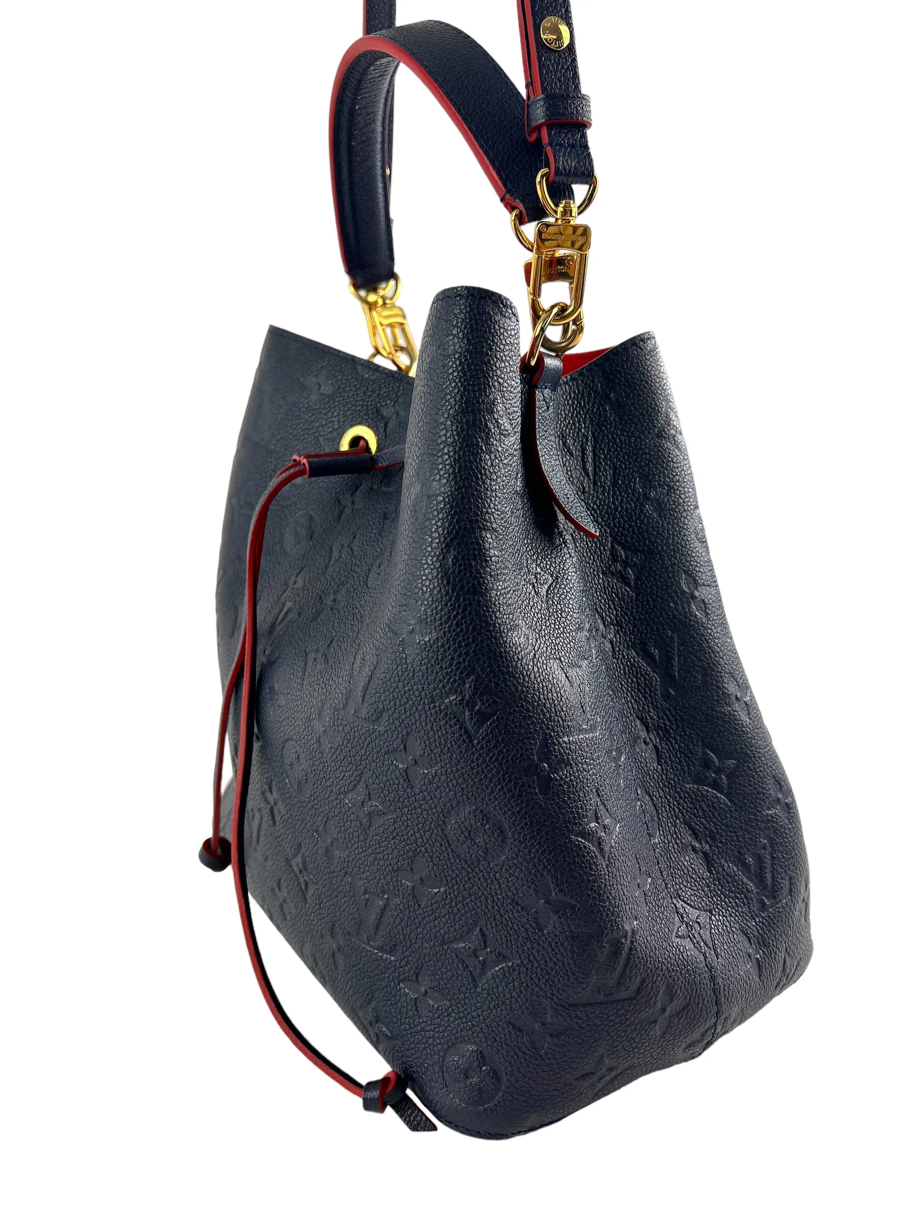 PART PAYMENT ONLY - Louis Vuitton Navy Empriente Leather Neo Noe  Bucket Bag