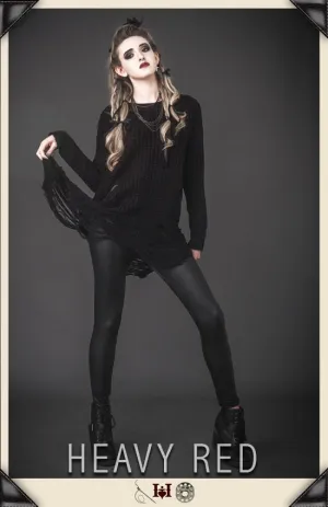 Raven's Black Tunic Sweater