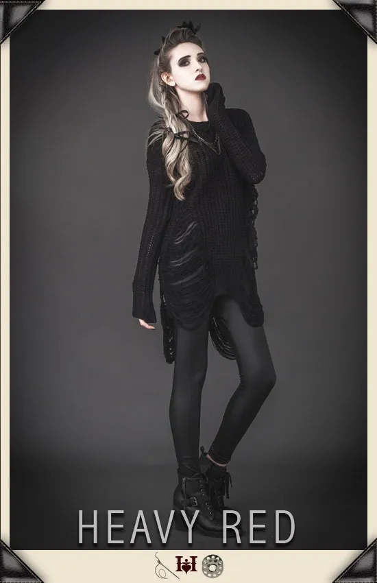 Raven's Black Tunic Sweater