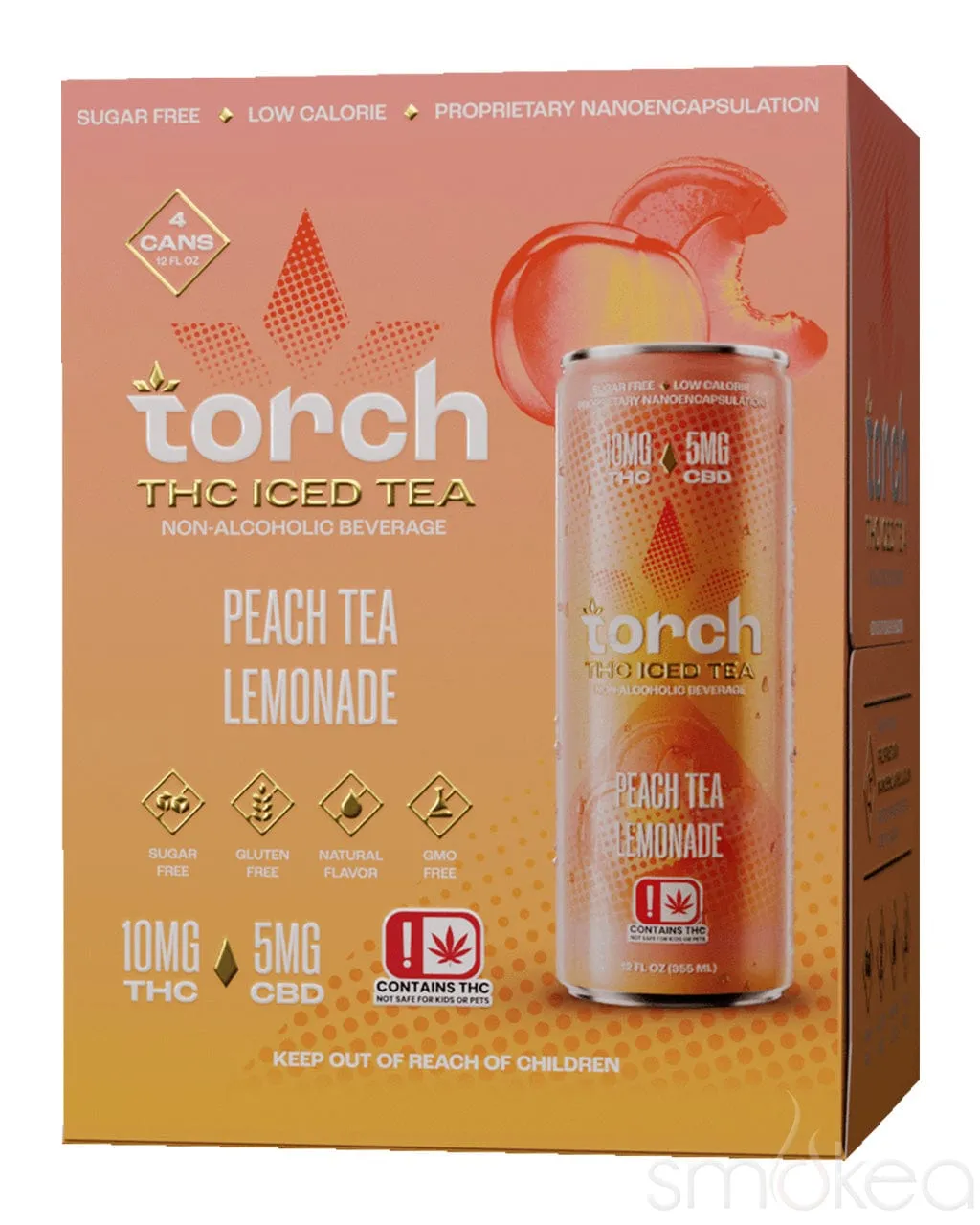 Torch THC Iced Tea - Peach Tea Lemonade