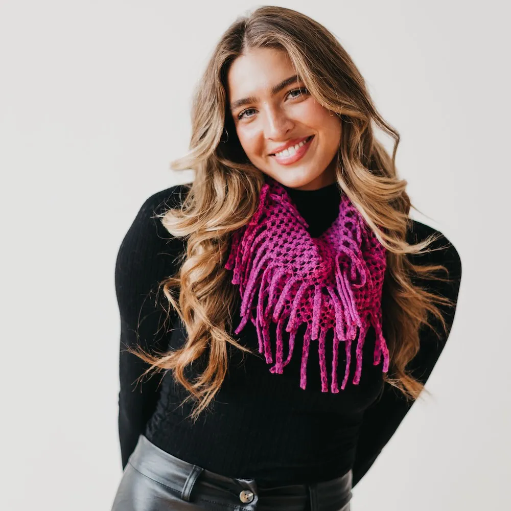 Tory 2-Tone Tube Scarf