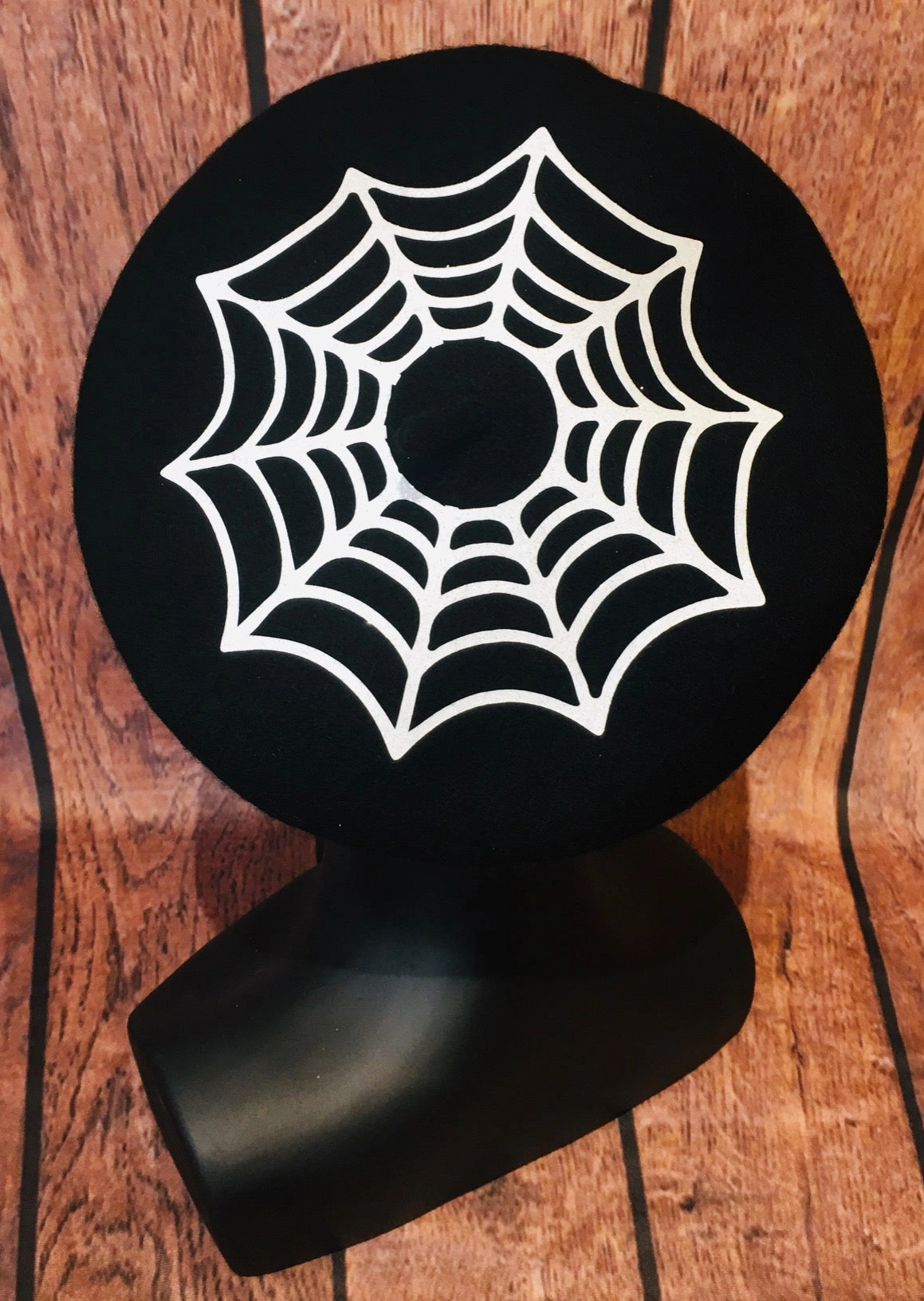 Vegan Beret - Glitter Web