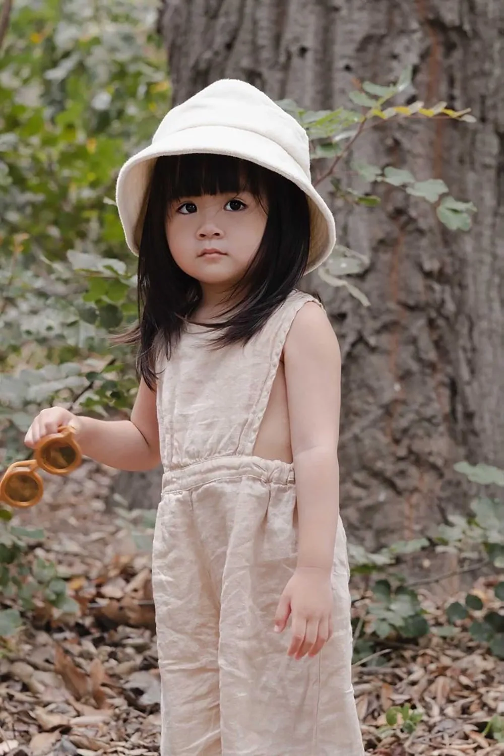 Wave Bucket - Beige Terry - Kids
