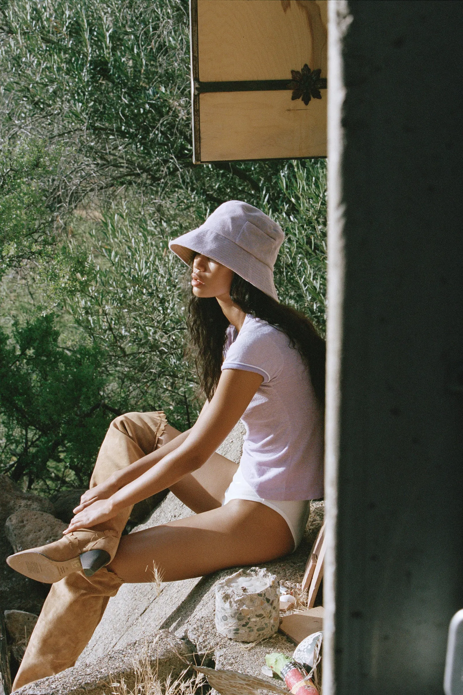 Wave Bucket - Lavender Terry